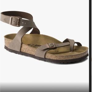 BIRKENSTOCK YARA discontinued suede brown sandal